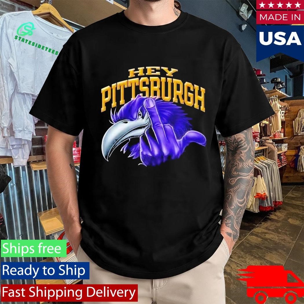Ravens Flock Hey Steelers Middle Finger Shirt Unisex , , , Long Sleeve Tee