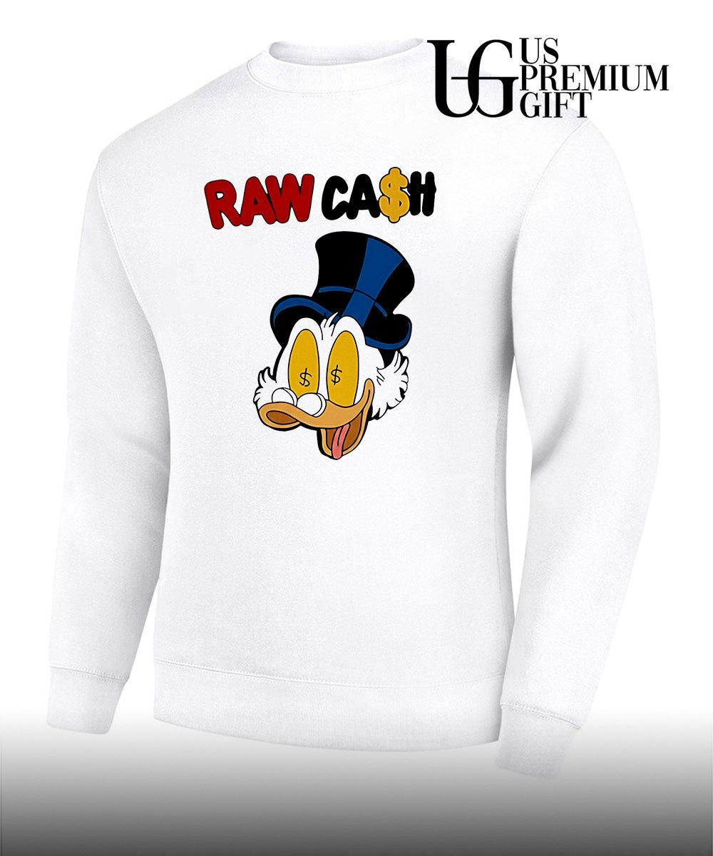 Raw Cash Duck money eyes cartoon shirt