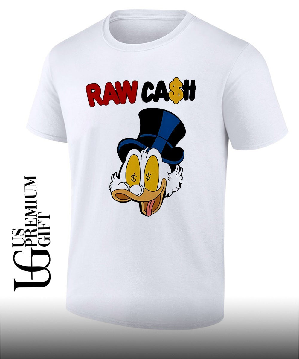 Raw Cash Duck money eyes cartoon shirt