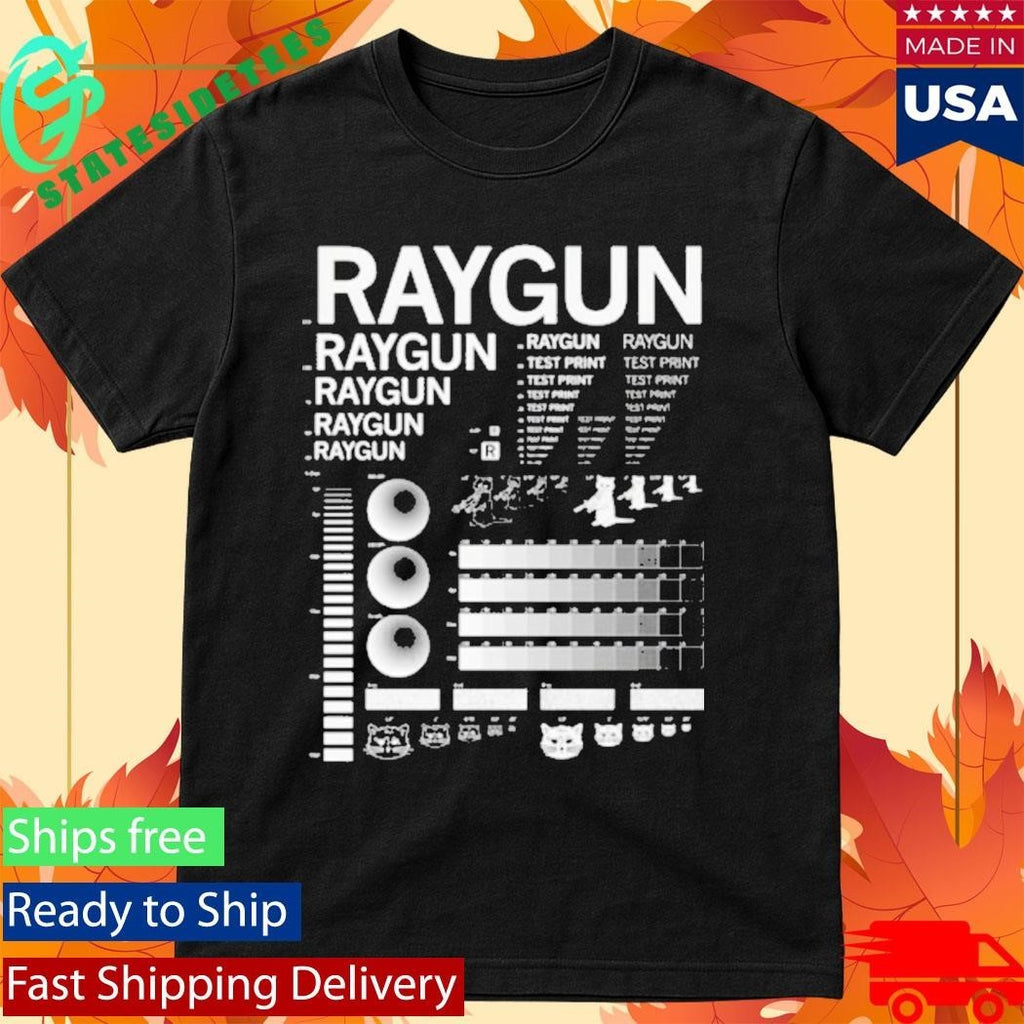 Raygun Screenprint Test Shirt Unisex , , , Long Sleeve Tee