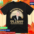 Raymond Burr Perry Mason 1957-1966 thank you for the memories Shirt Unisex , , , Long Sleeve Tee