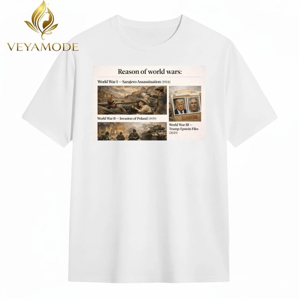 Reason of Word Wars III Trump Epstein Files tee Unisex , , , Long Sleeve Tee