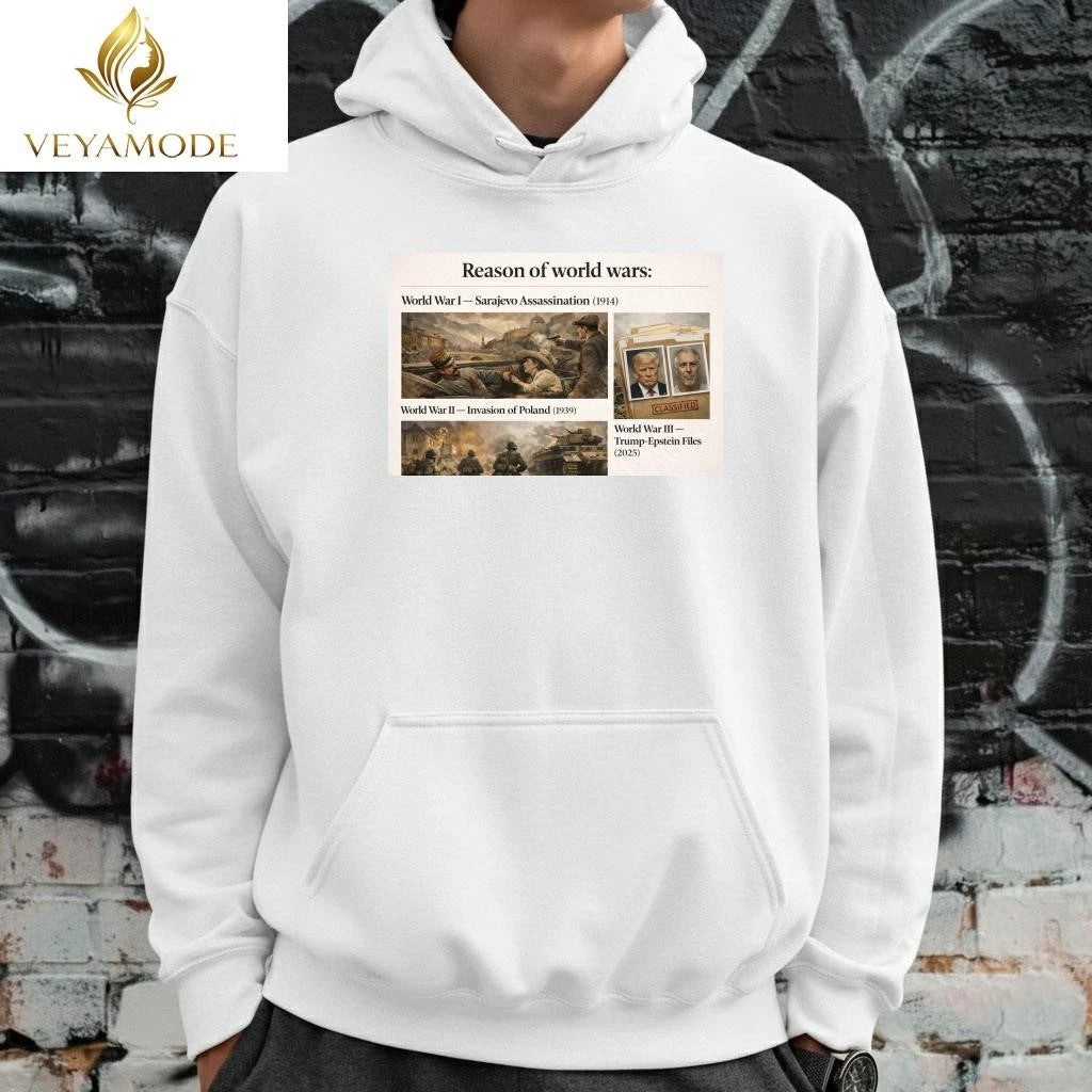 Reason of Word Wars III Trump Epstein Files tee Unisex , , , Long Sleeve Tee