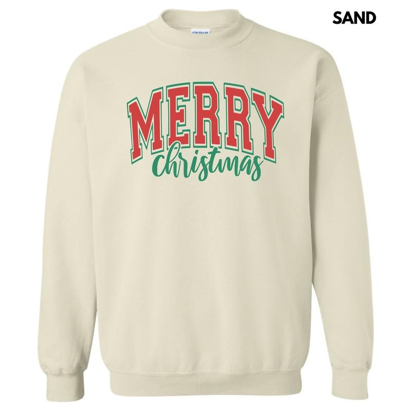 Red Cursive Varsity Merry 'NLB T-Shirts