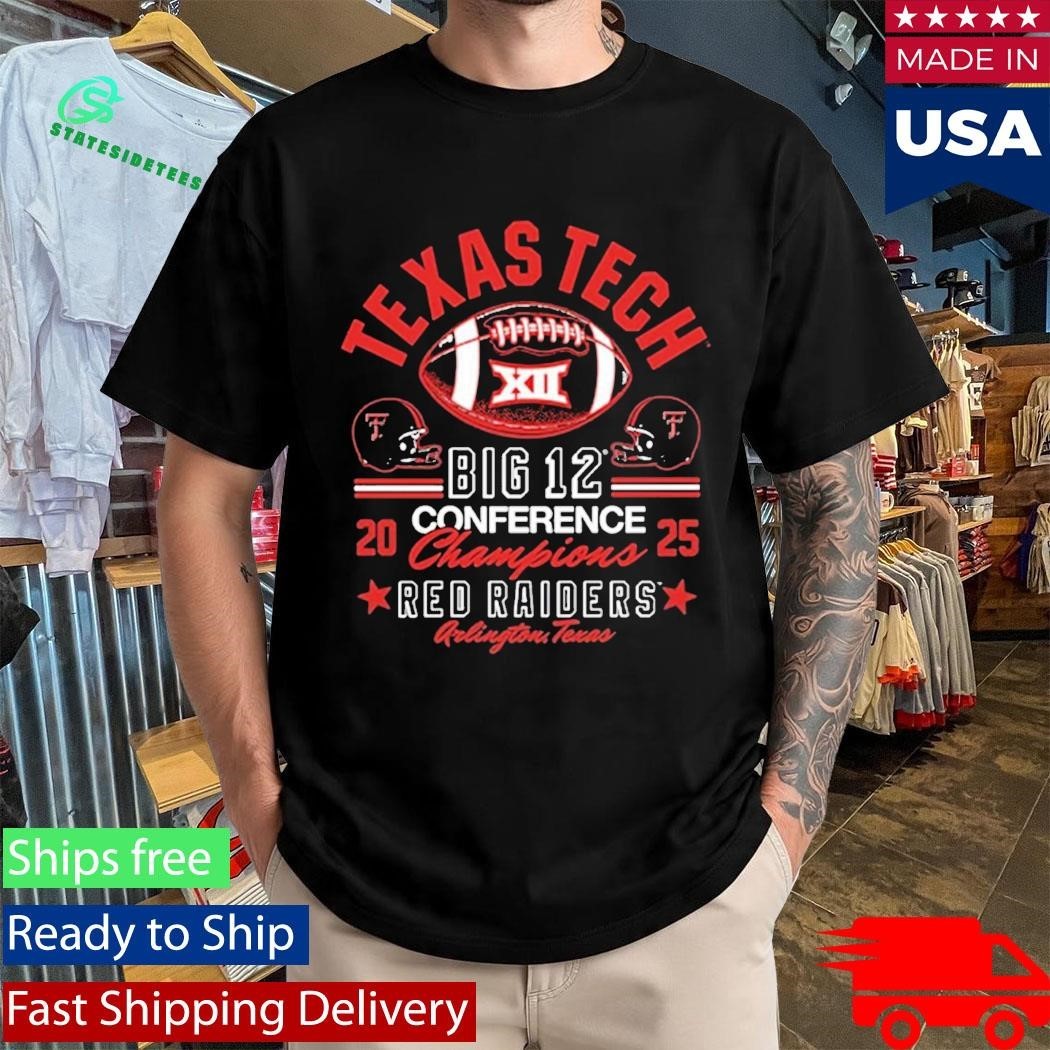 Red Raiders 2025 Big 12 Football Champions Shirt Unisex , , , Long Sleeve Tee