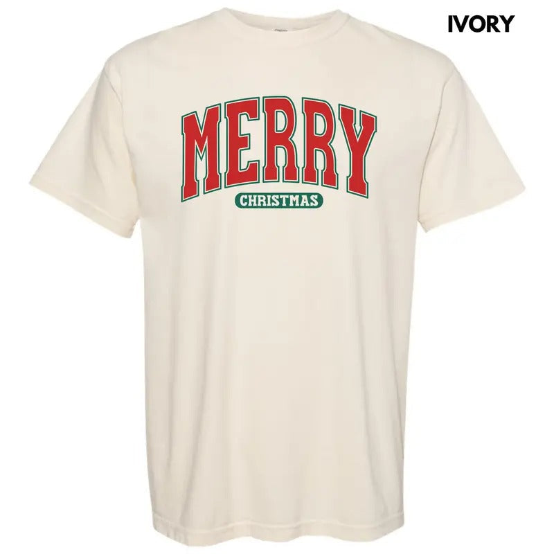 Red Varsity Merry Comfort Colors 'NLB' T-Shirts