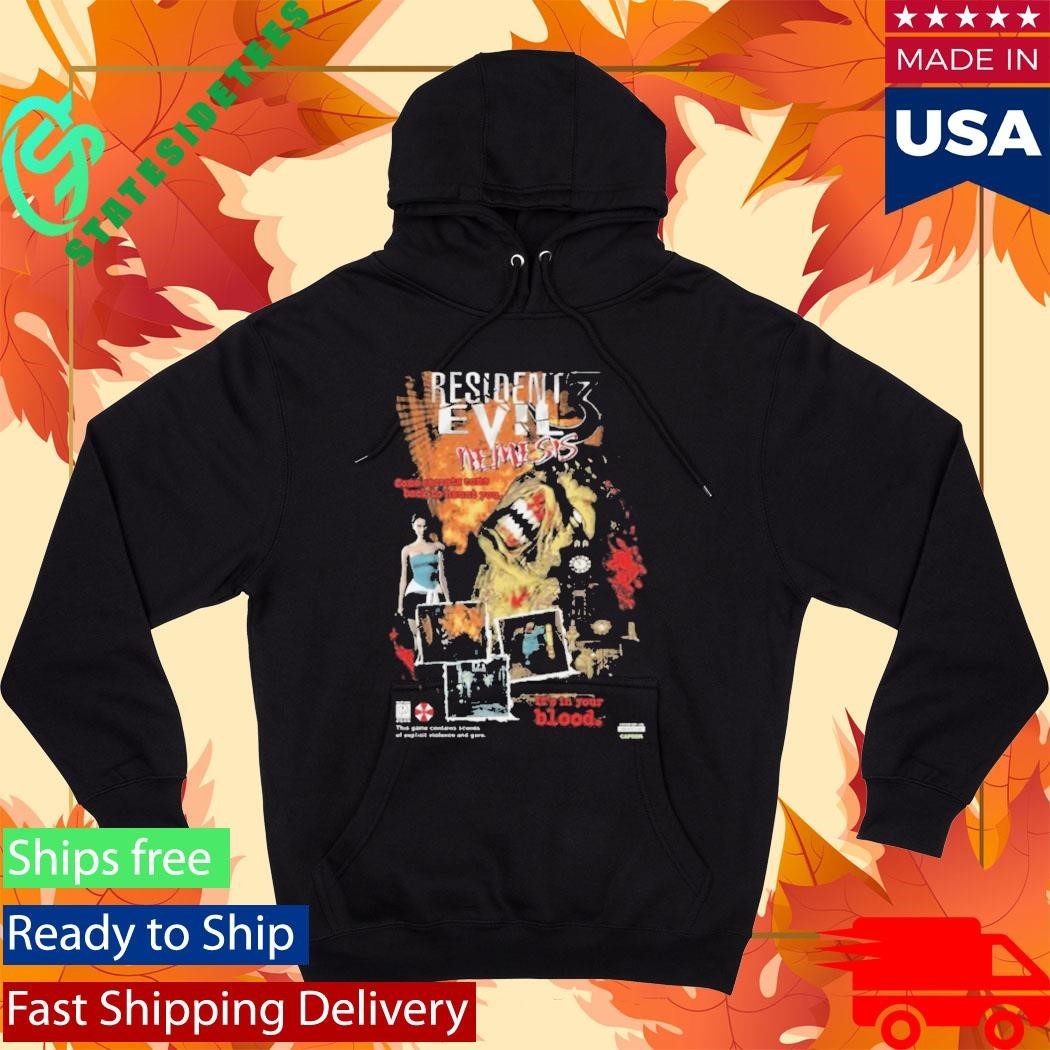 Resident Evil 3 Return To Raccoon City Shirt Unisex , , , Long Sleeve Tee
