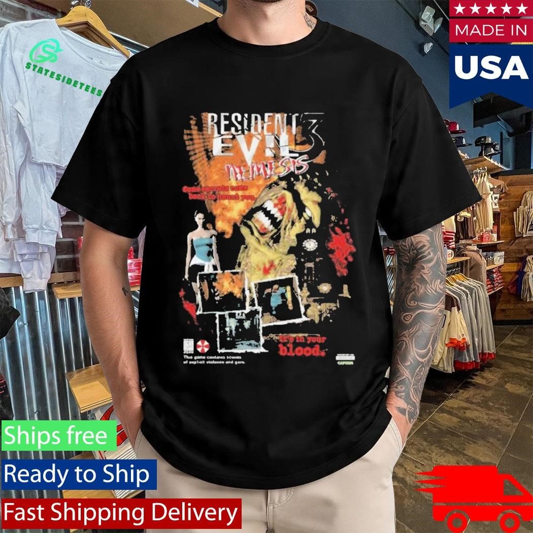 Resident Evil 3 Return To Raccoon City Shirt Unisex , , , Long Sleeve Tee