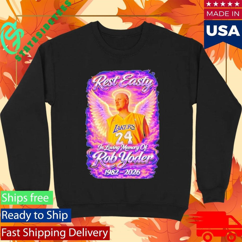 Rest Easty In Loving Memory Of Rob Yoder 1982 2026 Shrit Unisex , , , Long Sleeve Tee