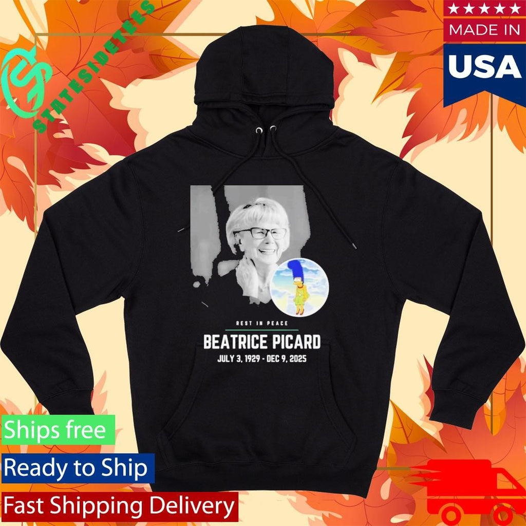 Rest In Peace Beatrice Picard 2025 Shirt Unisex , , , Long Sleeve Tee