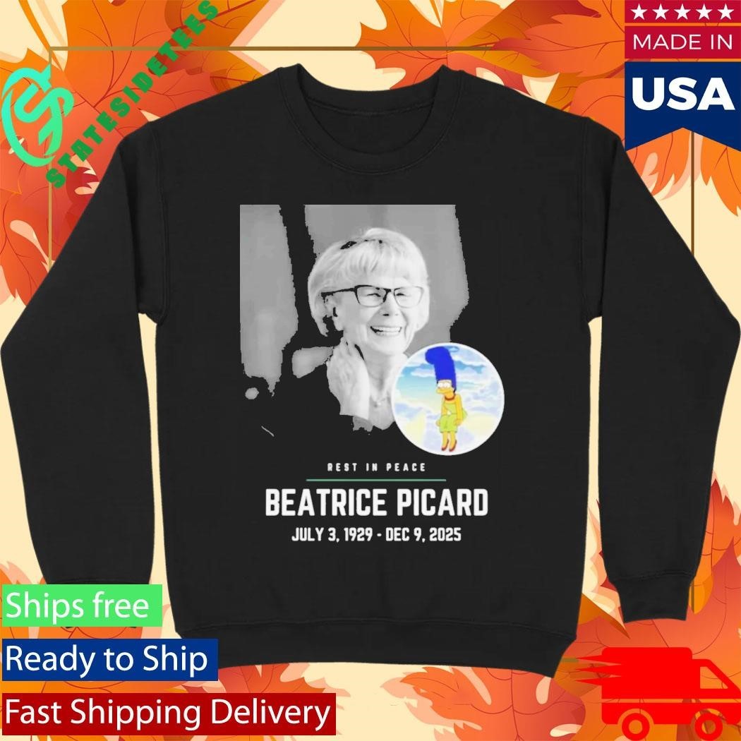 Rest In Peace Beatrice Picard 2025 Shirt Unisex , , , Long Sleeve Tee