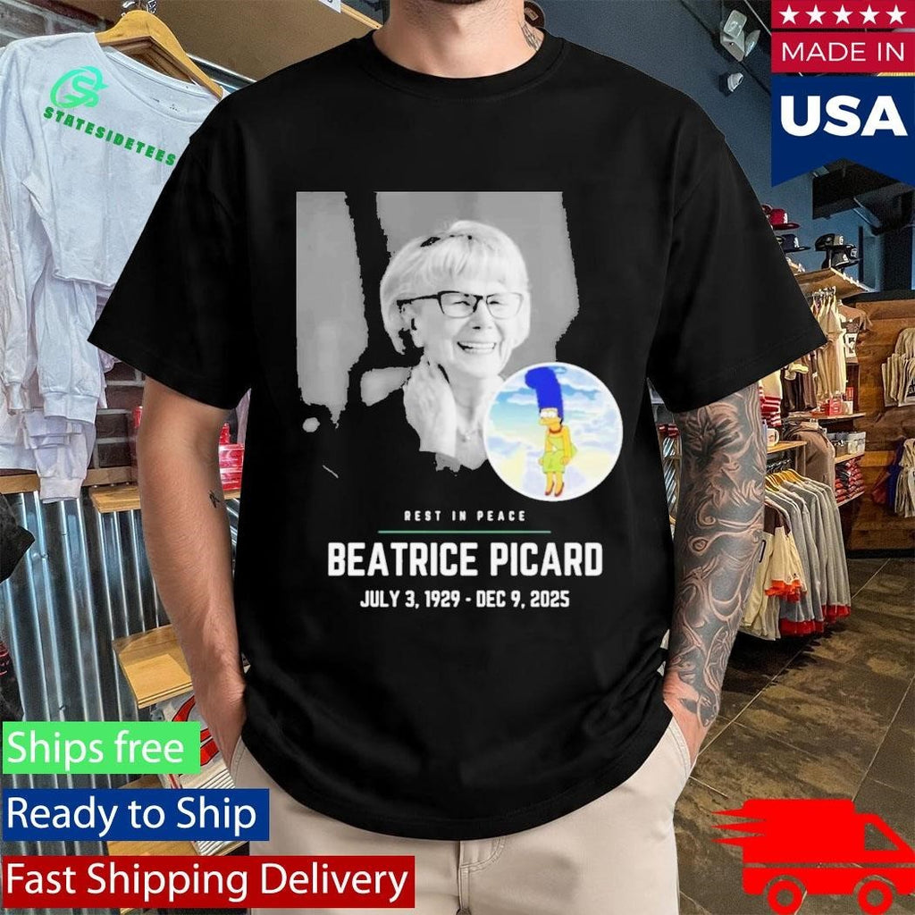 Rest In Peace Beatrice Picard 2025 Shirt Unisex , , , Long Sleeve Tee