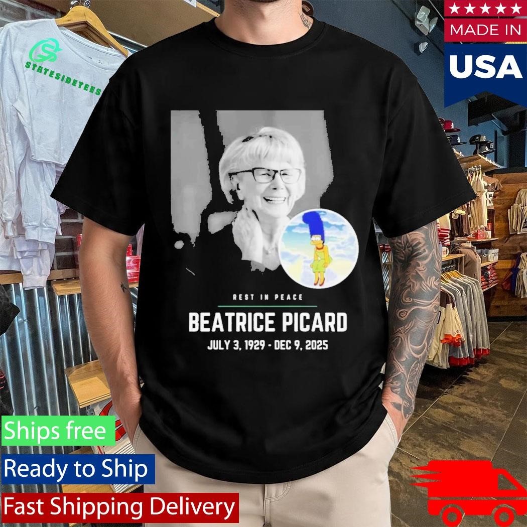 Rest In Peace Beatrice Picard 2025 Shirt Unisex , , , Long Sleeve Tee