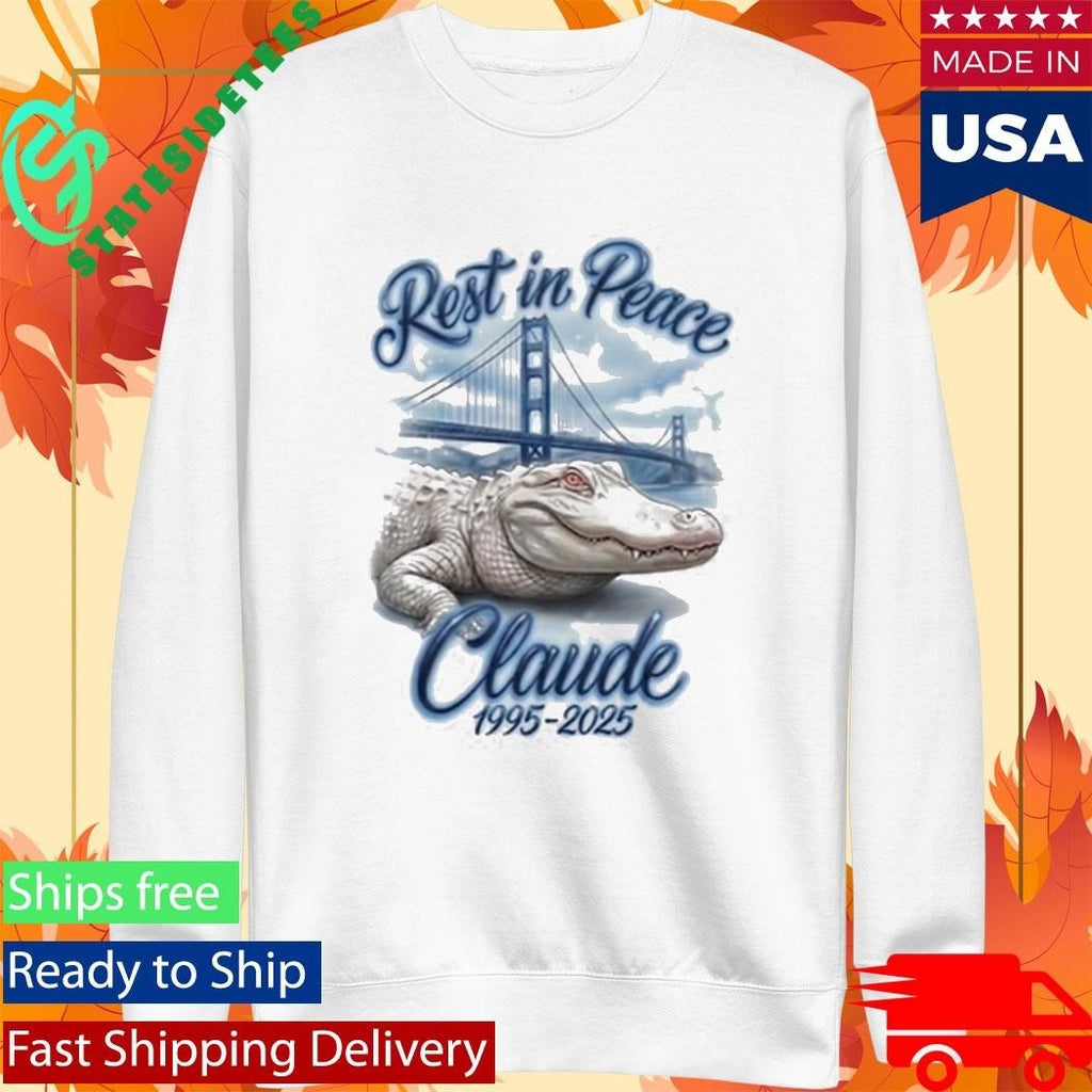 Rest In Peace Claude 1995 2025 Shirt Unisex , , , Long Sleeve Tee