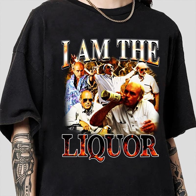 Retro I Am Liquor Meme Hilarious Parody Drunk Funny Drinking T-Shirts