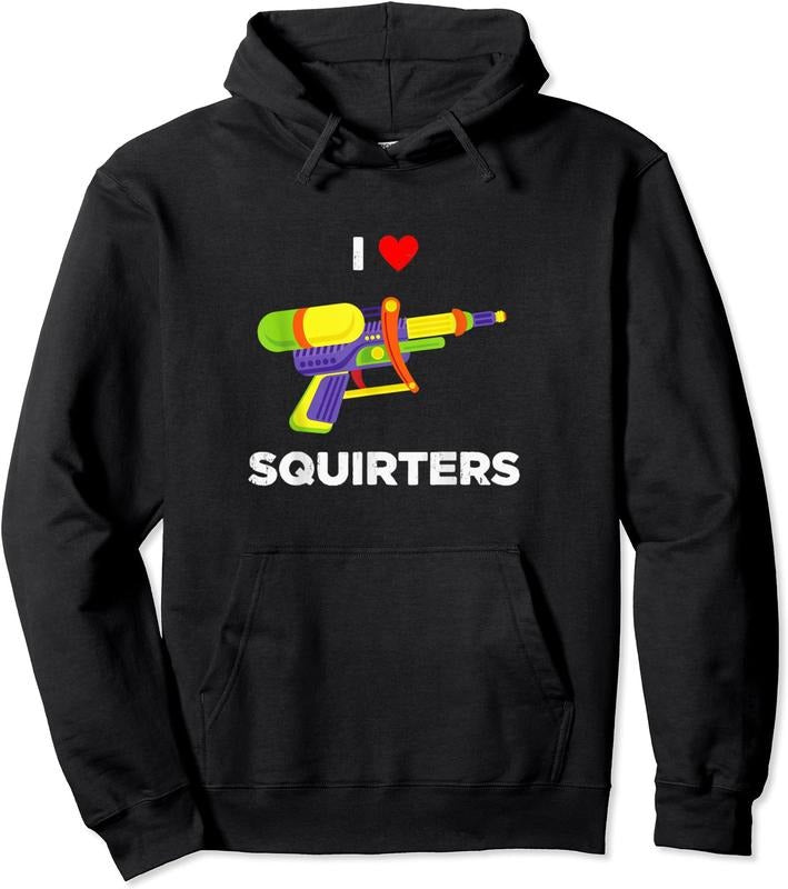 Retro I Heart Squirters I Love Squirters Hooded T-Shirts