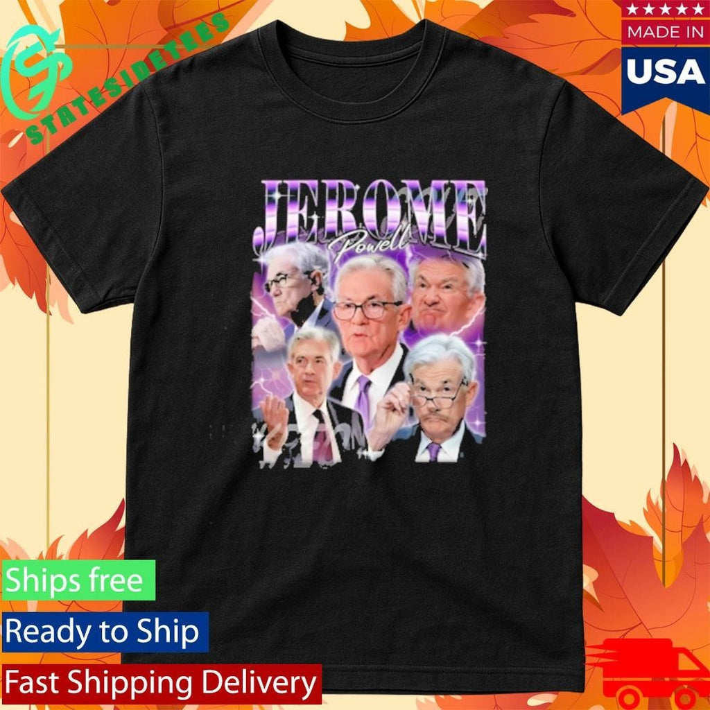 Retro Vintage Free Jerome Powell Shirt Unisex , , , Long Sleeve Tee