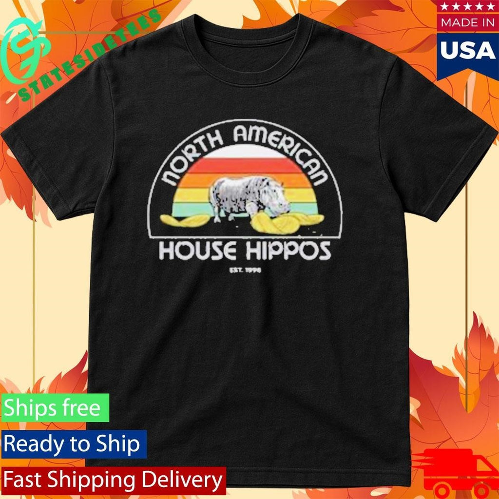 Retrokid Originals House Hippo Shirt Unisex , , , Long Sleeve Tee