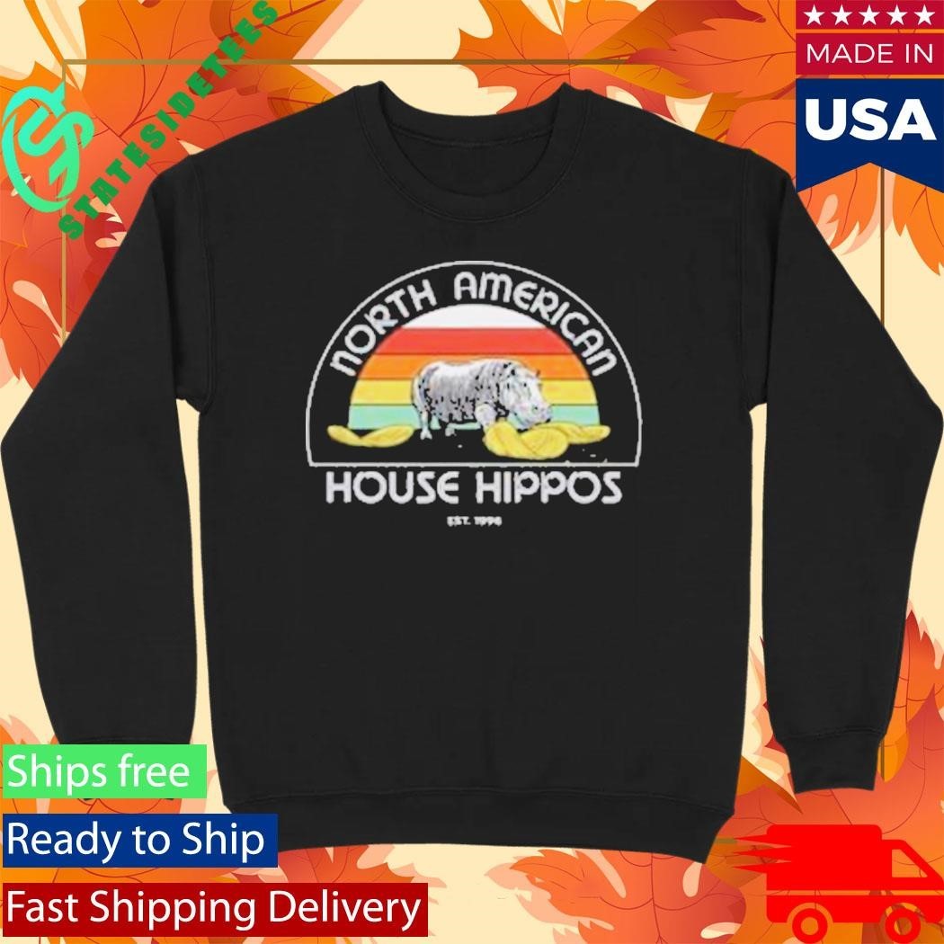 Retrokid Originals House Hippo Shirt Unisex , , , Long Sleeve Tee