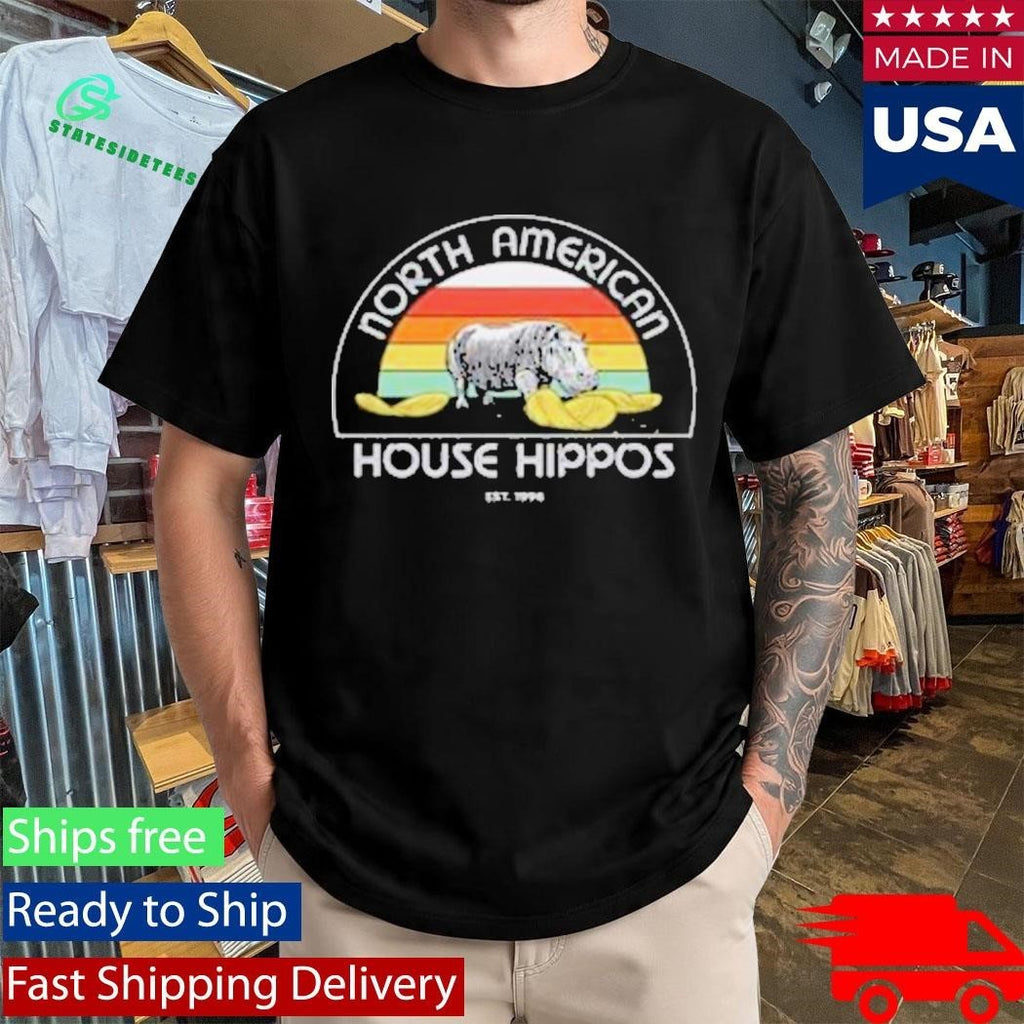 Retrokid Originals House Hippo Shirt Unisex , , , Long Sleeve Tee