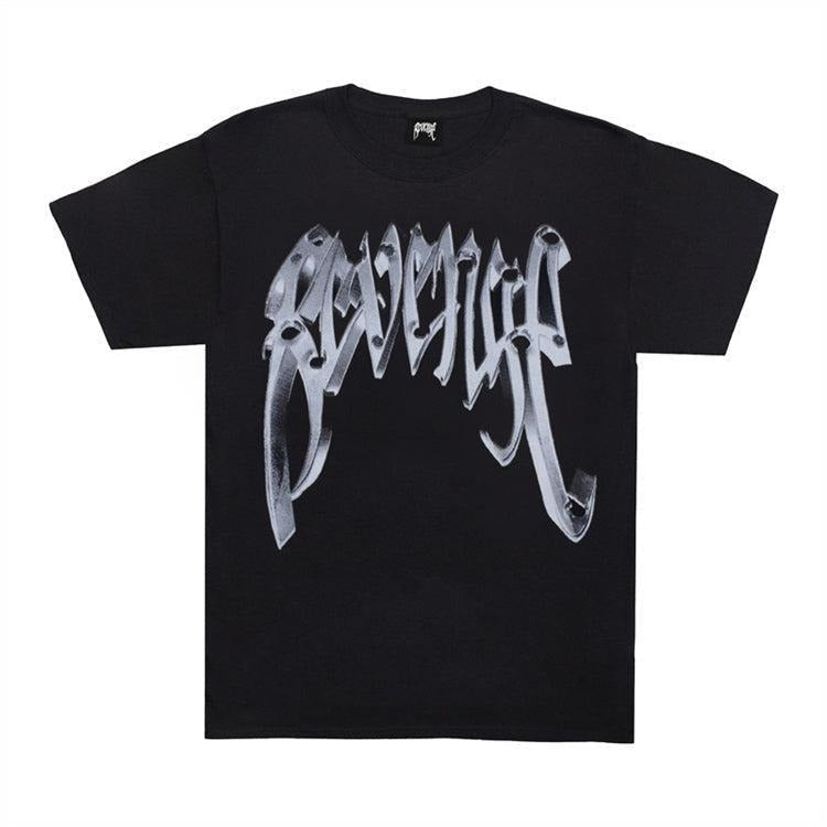 Revenge Bullet Black (REVE ST047) Sizes S L T-Shirts