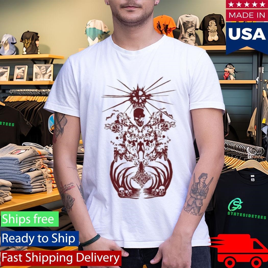 Revenge White Maroon Shirt Unisex , , , Long Sleeve Tee