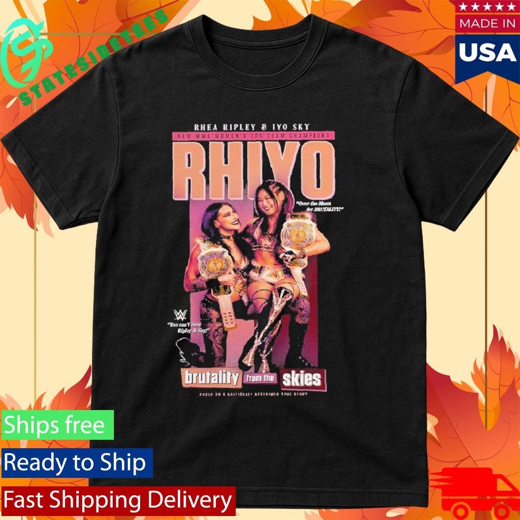 Rhea Ripley And Iyo Sky Rhiyo Tag Team Champions Unisex , , , Long Sleeve Tee