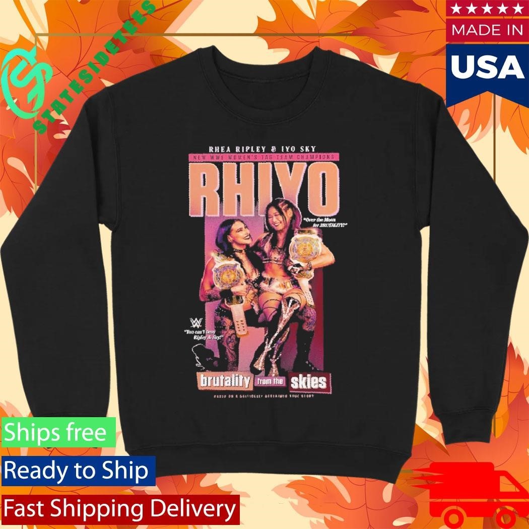 Rhea Ripley And Iyo Sky Rhiyo Tag Team Champions Unisex , , , Long Sleeve Tee