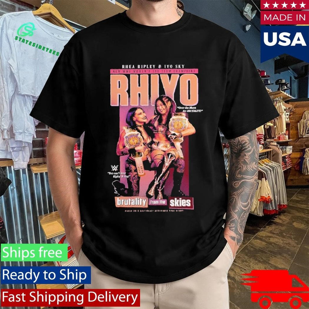 Rhea Ripley And Iyo Sky Rhiyo Tag Team Champions Unisex , , , Long Sleeve Tee