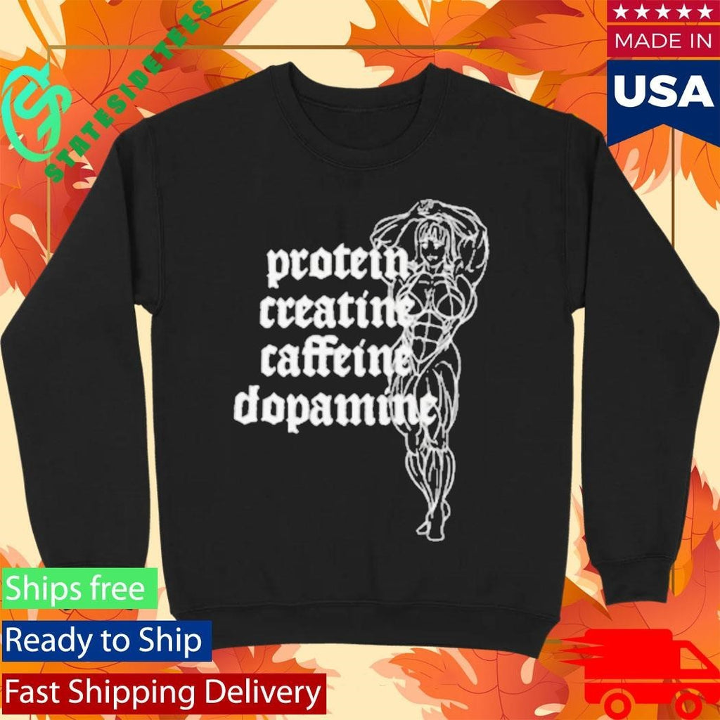 Ripndip Protein Creatine Caffeine Dopamine Shirt Unisex , , , Long Sleeve Tee