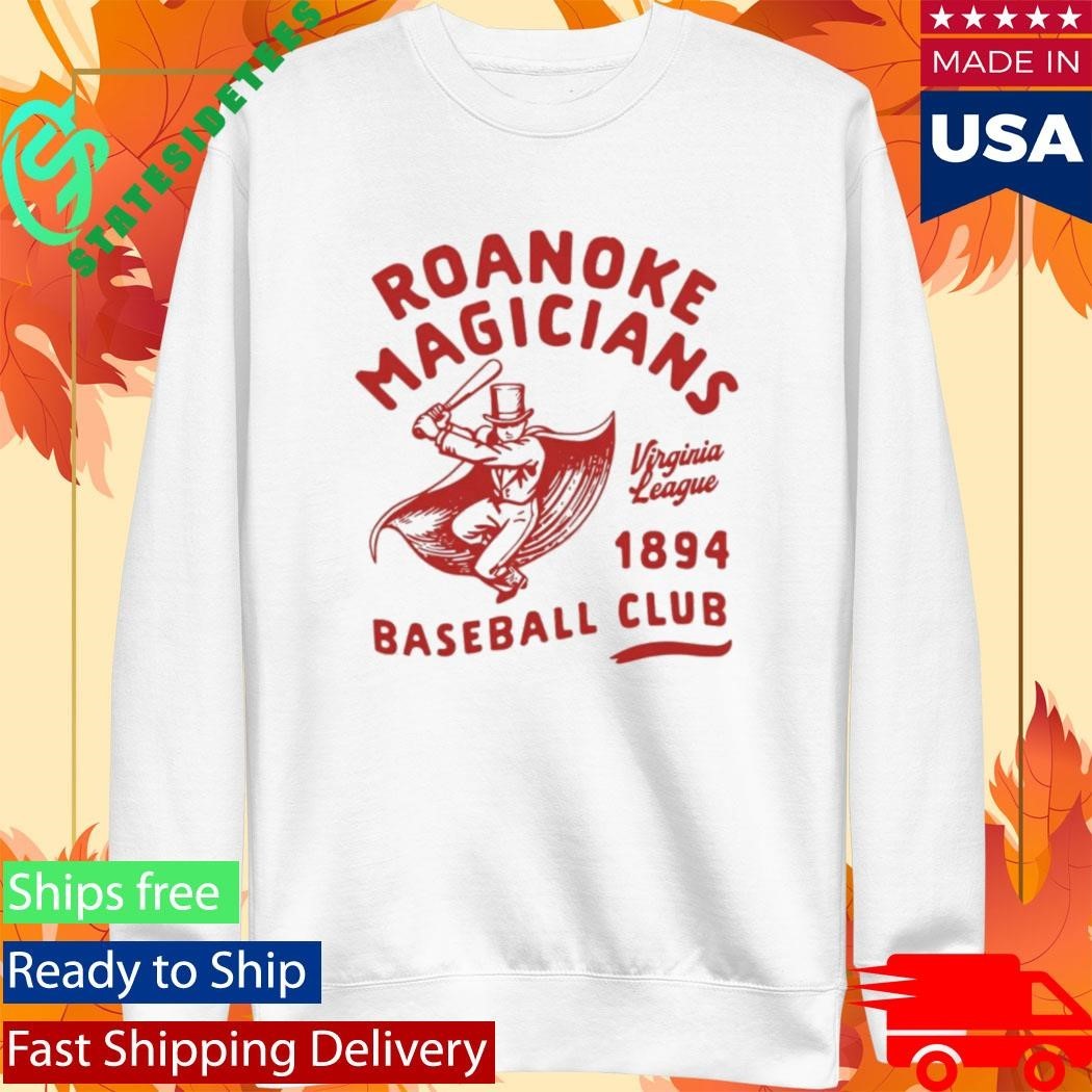Roanoke Magicians Virginia League Defunct Baseball Teams 1894 Shirt Unisex , , , Long Sleeve Tee