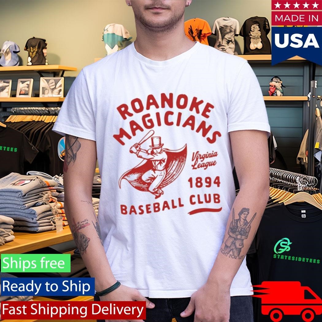 Roanoke Magicians Virginia League Defunct Baseball Teams 1894 Shirt Unisex , , , Long Sleeve Tee