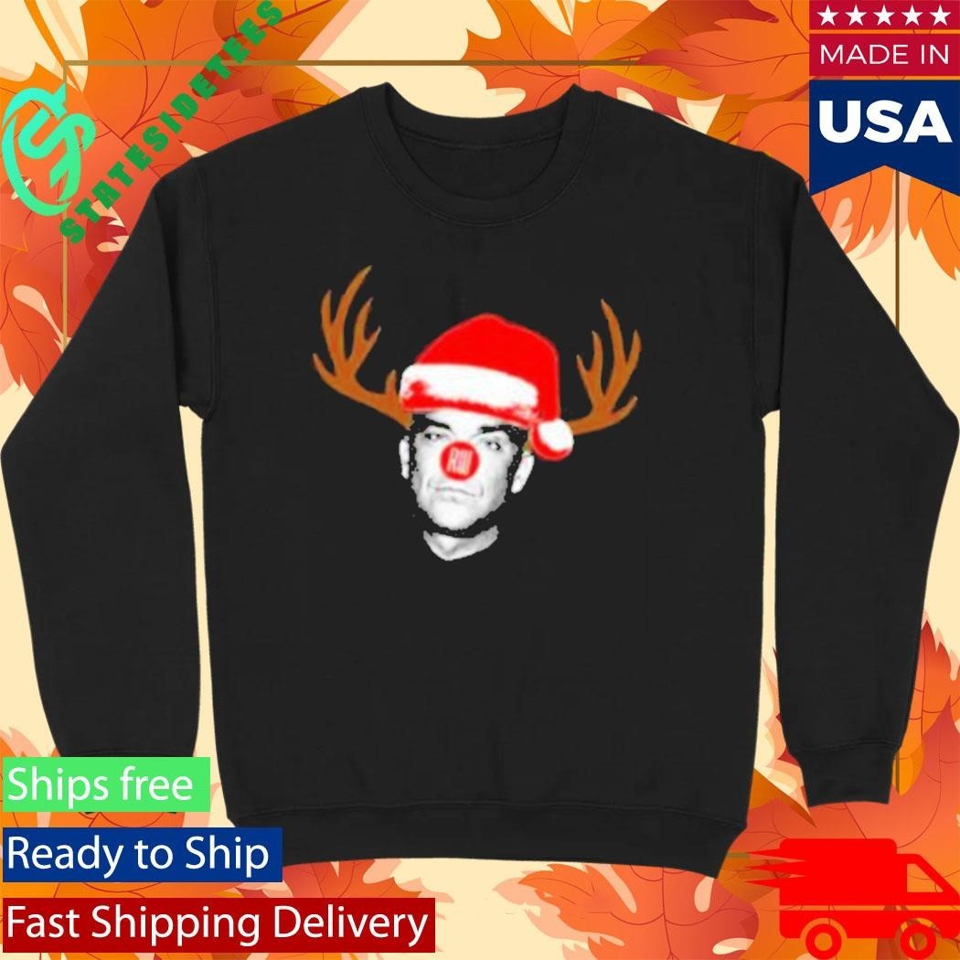 Robbie Williams Rudolph Shirt Unisex , , , Long Sleeve Tee
