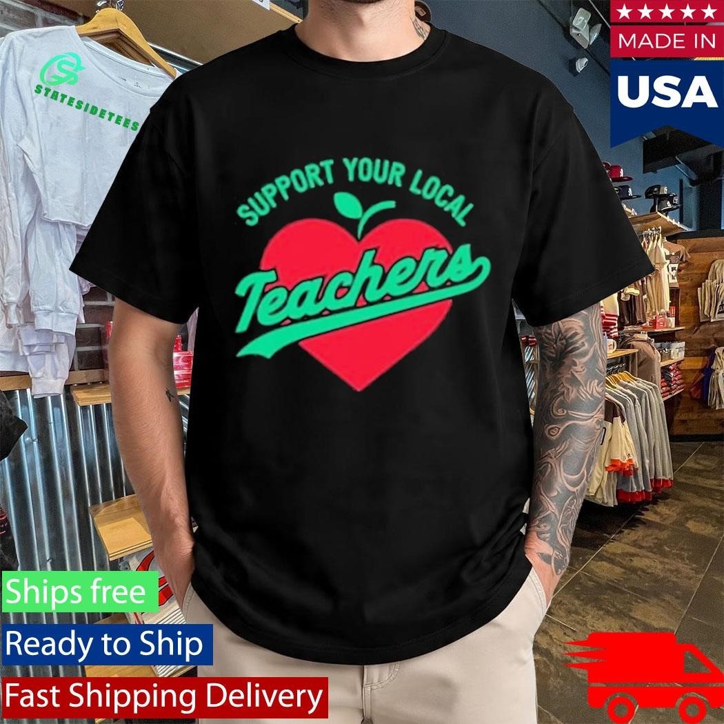 Rockford Support Your Local Teacher Shirt Unisex , , , Long Sleeve Tee