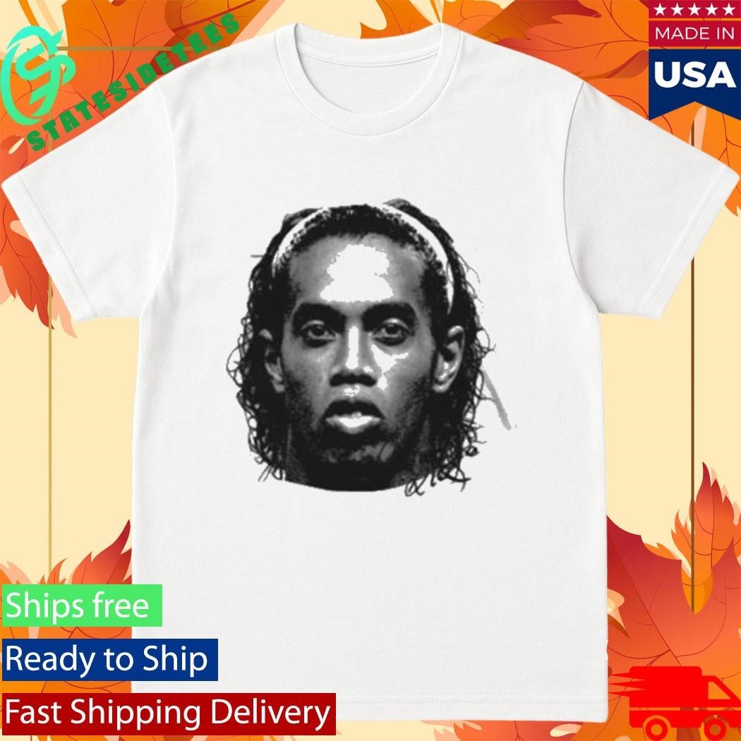 Ronaldinho Big Head Shirt Unisex , , , Long Sleeve Tee