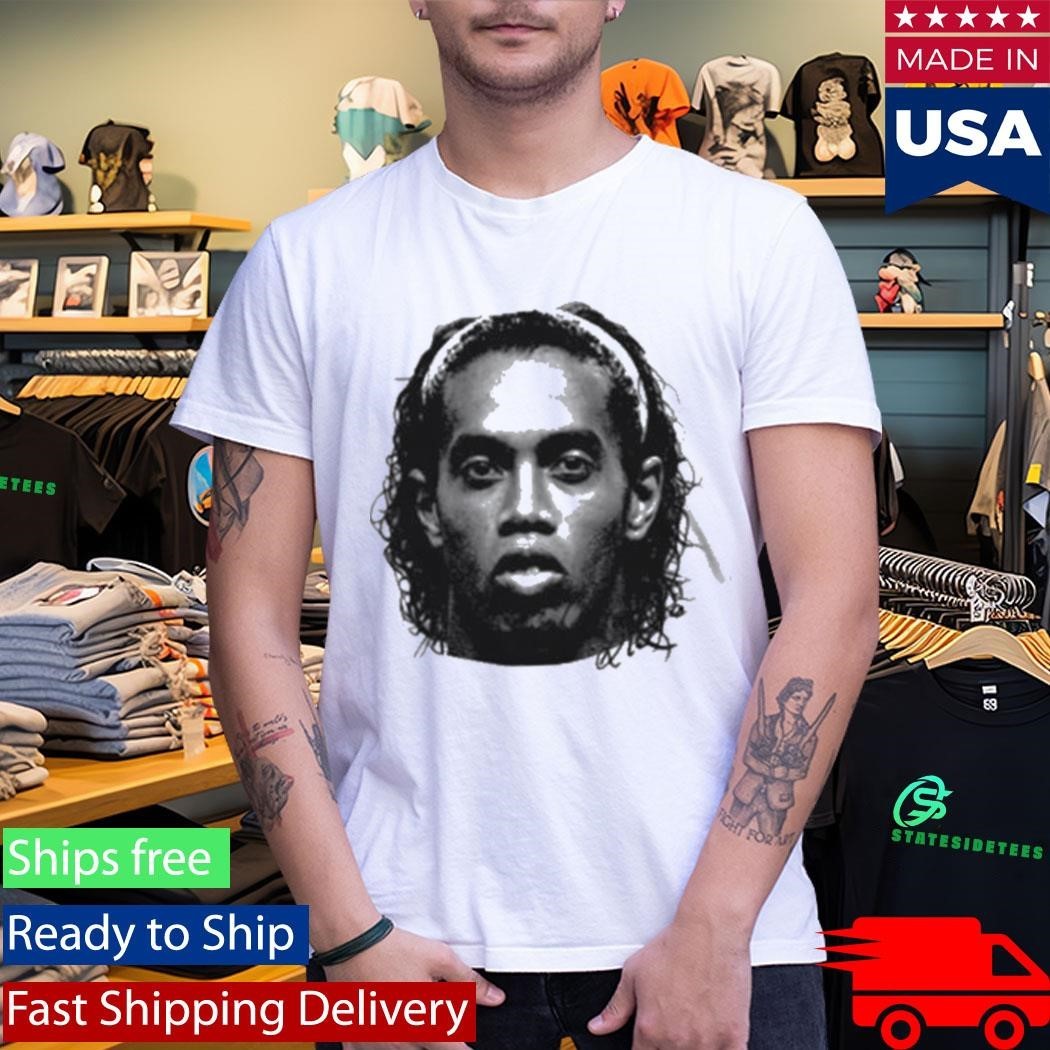 Ronaldinho Big Head Shirt Unisex , , , Long Sleeve Tee
