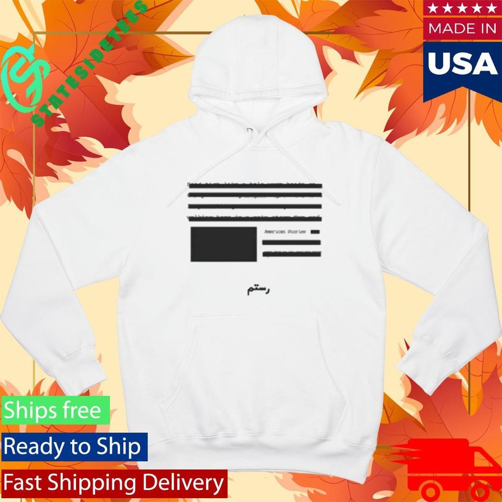 Rostam Redacted Shirt Unisex , , , Long Sleeve Tee