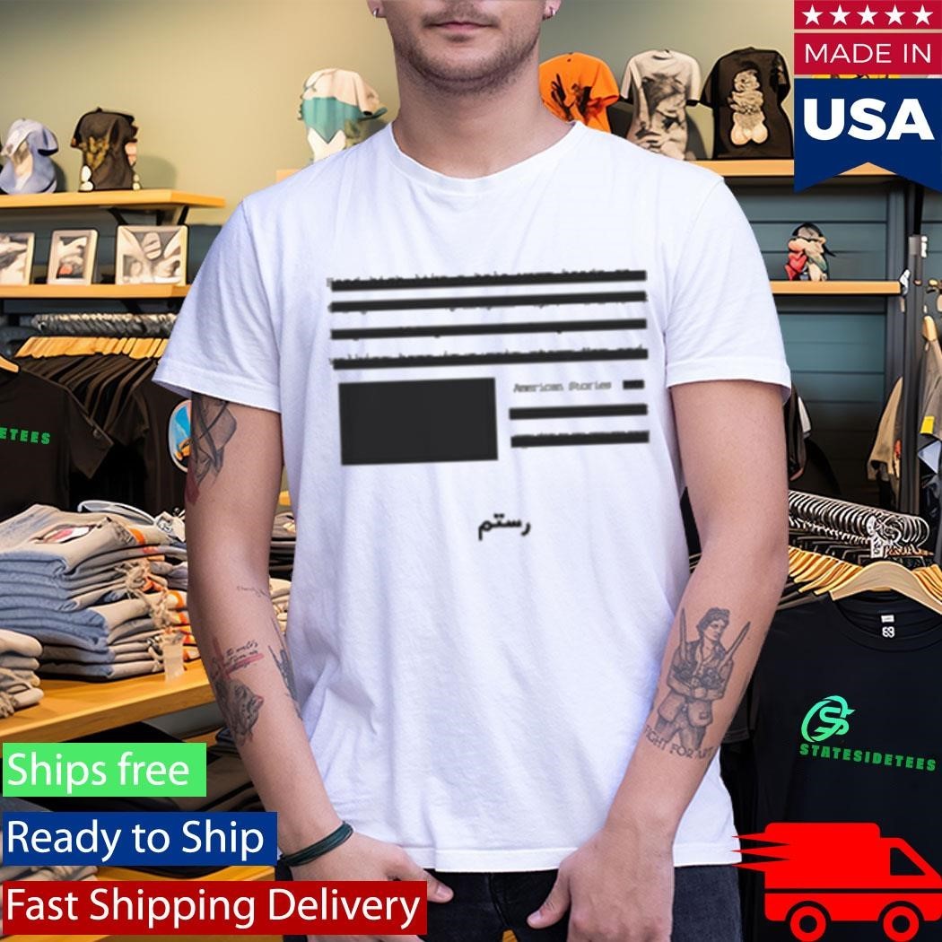 Rostam Redacted Shirt Unisex , , , Long Sleeve Tee