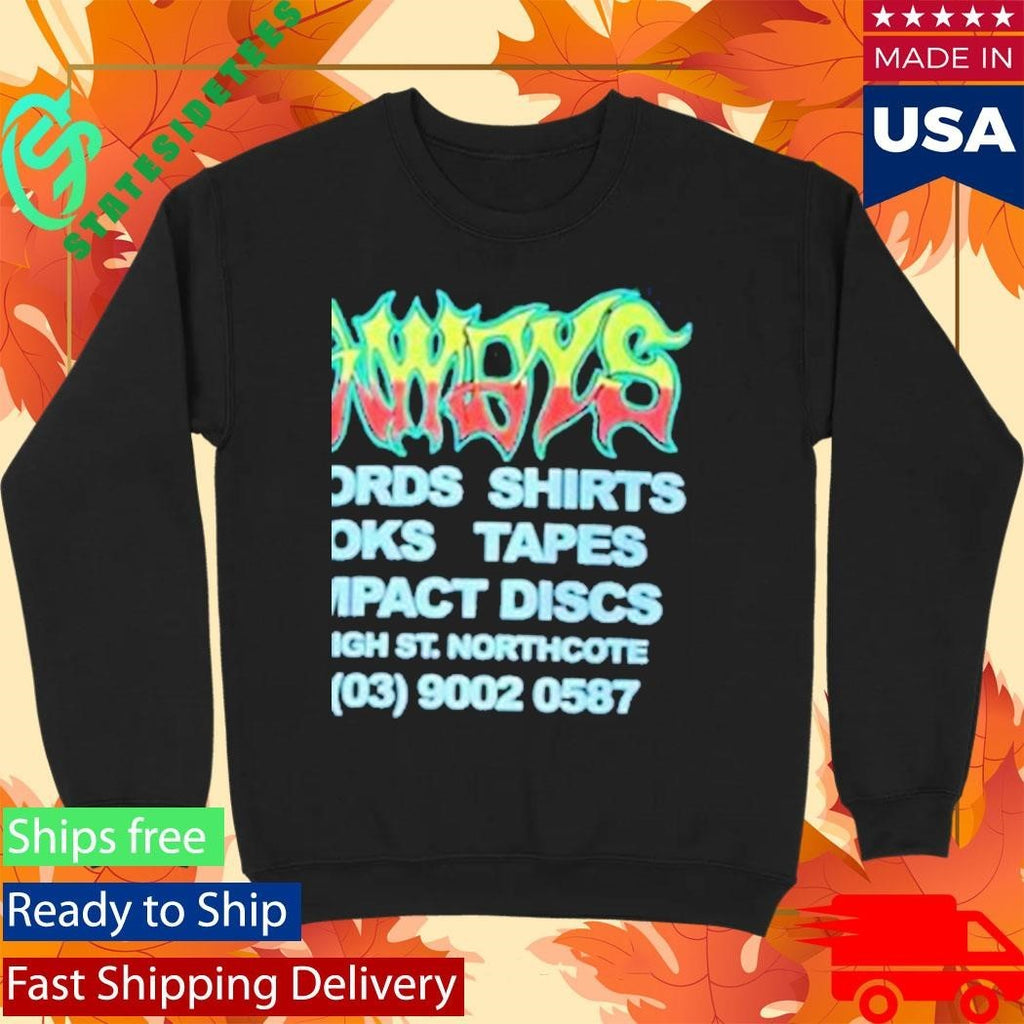 Rowdys Records Rowdys Highball Logo Shirt Unisex , , , Long Sleeve Tee