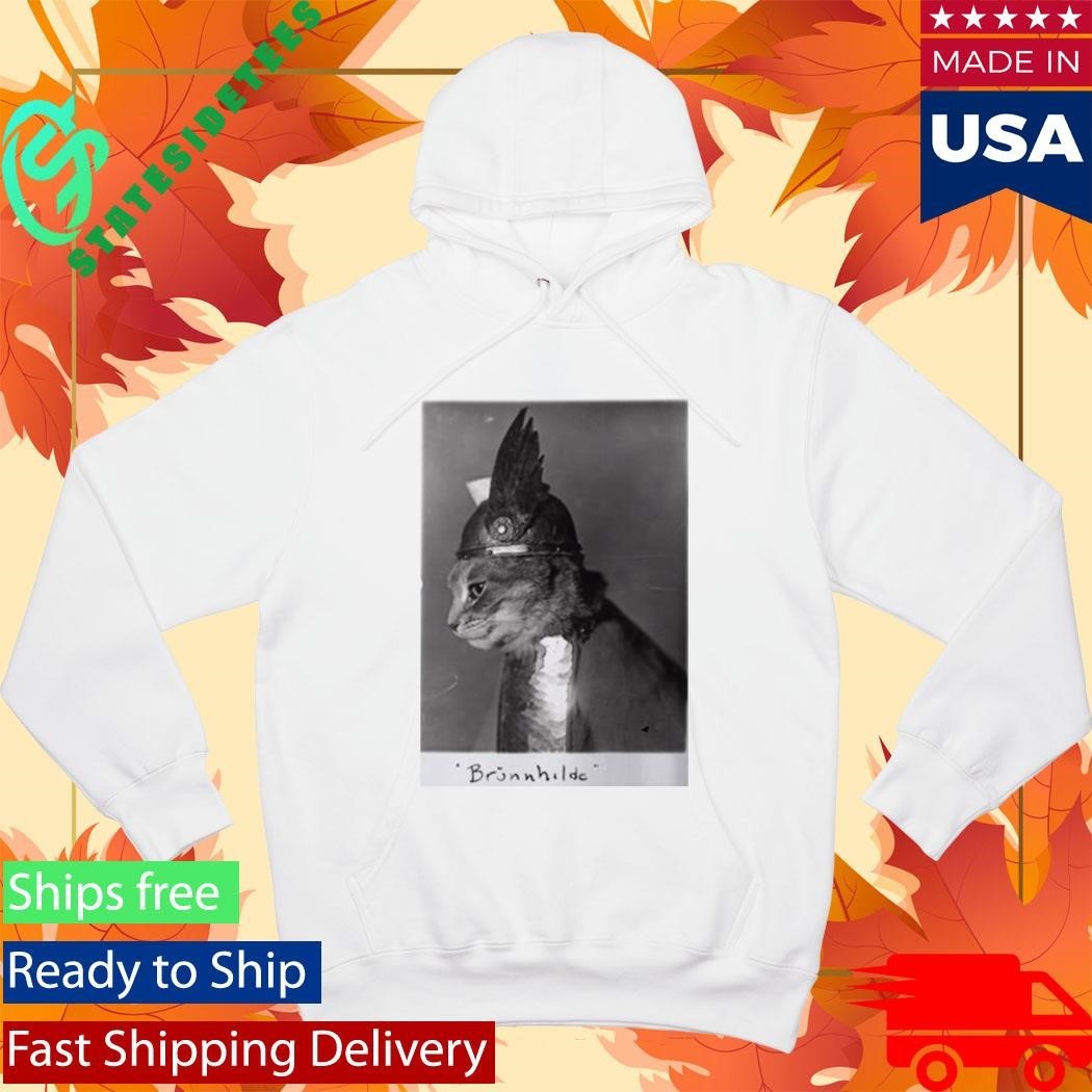 Royal Cat Brunnhilde Wearing Armor Shirt Unisex , , , Long Sleeve Tee