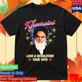 Ruhollah Khomeini Love And Revolution Tour 1979 Shirt Unisex , , , Long Sleeve Tee