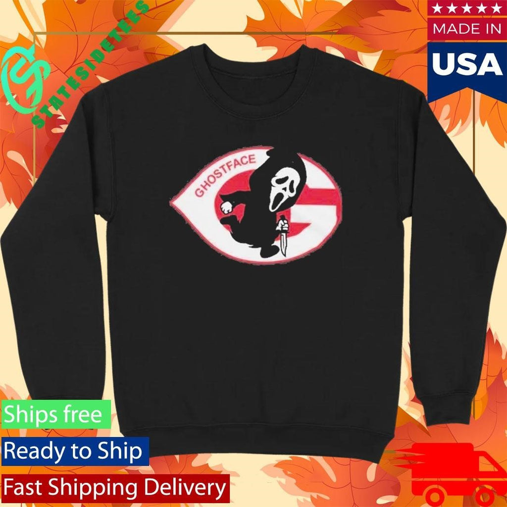 Runnin’ Ghostface Shirt Unisex , , , Long Sleeve Tee