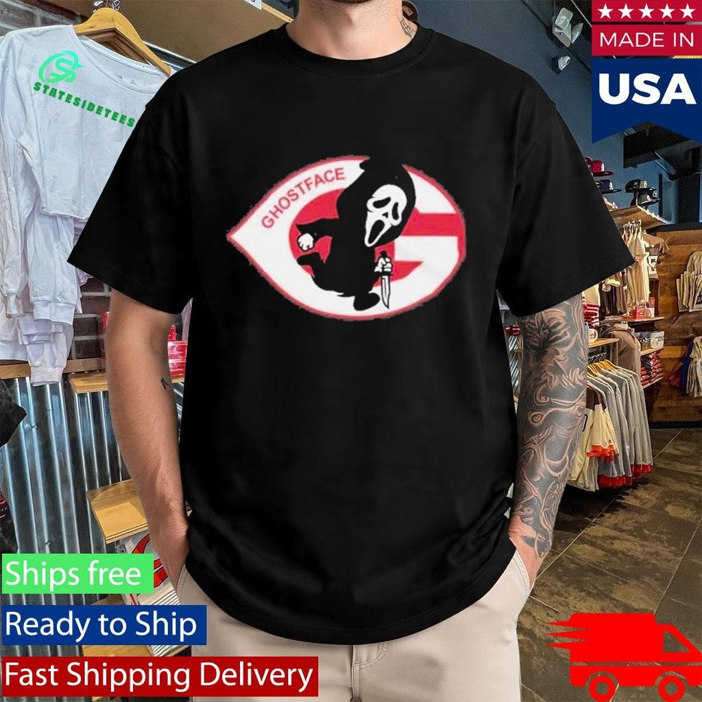 Runnin’ Ghostface Shirt Unisex , , , Long Sleeve Tee