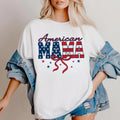 [SALE UP 60%] American Mama Checkered Patriotic 4th July Memorial Day Shirt Moms USA T-Shirts