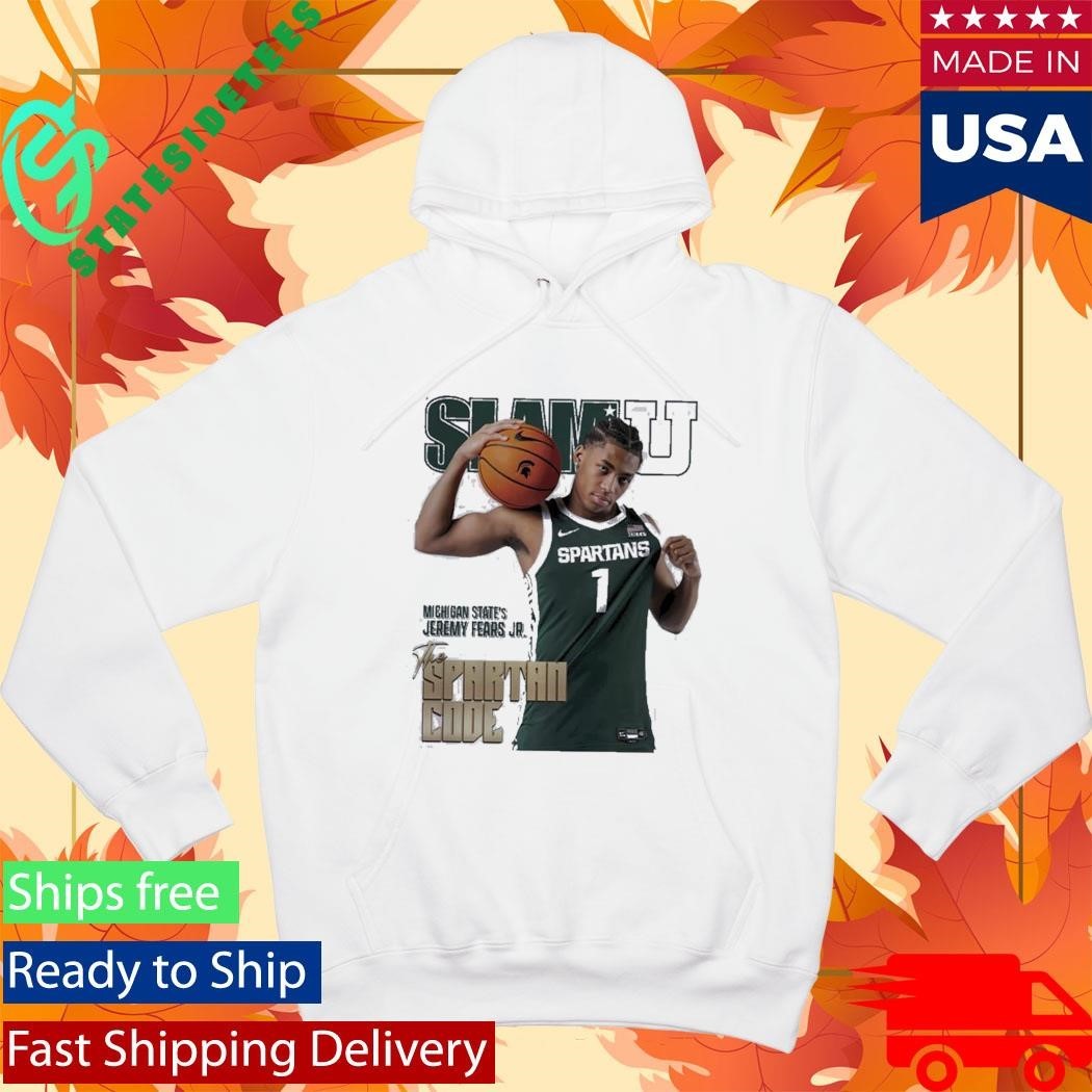SLAM U Jeremy Fears Jr Michigan State Spartans The Spartan Code Shirt Unisex , , , Long Sleeve Tee