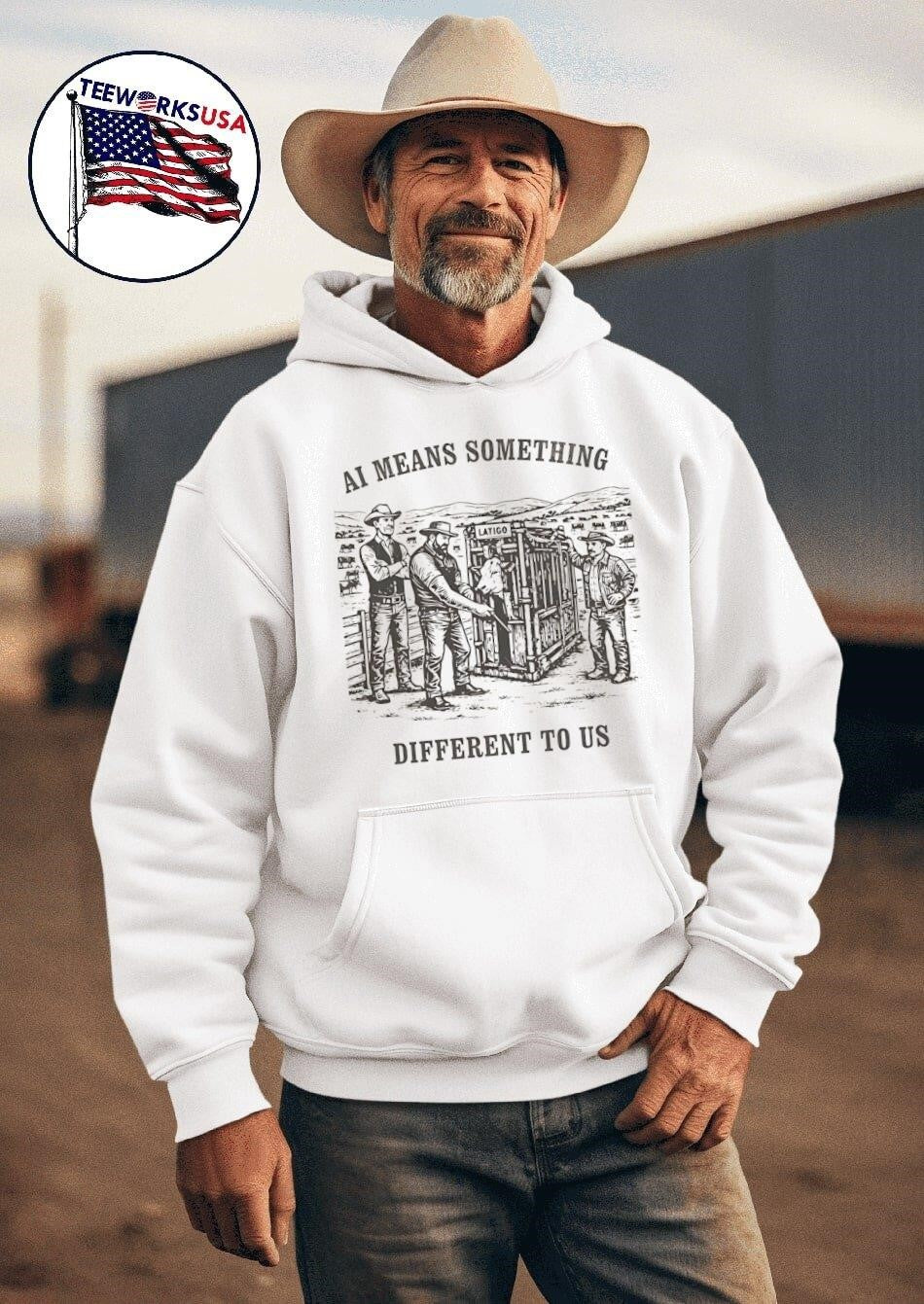 Ai Means Something Different To Us Cowboys Cattle Chute Shirt