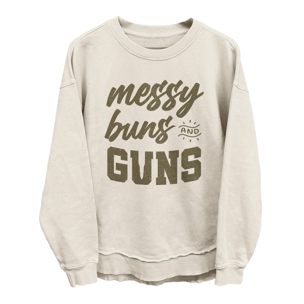 Messy Buns Guns T-Shirts