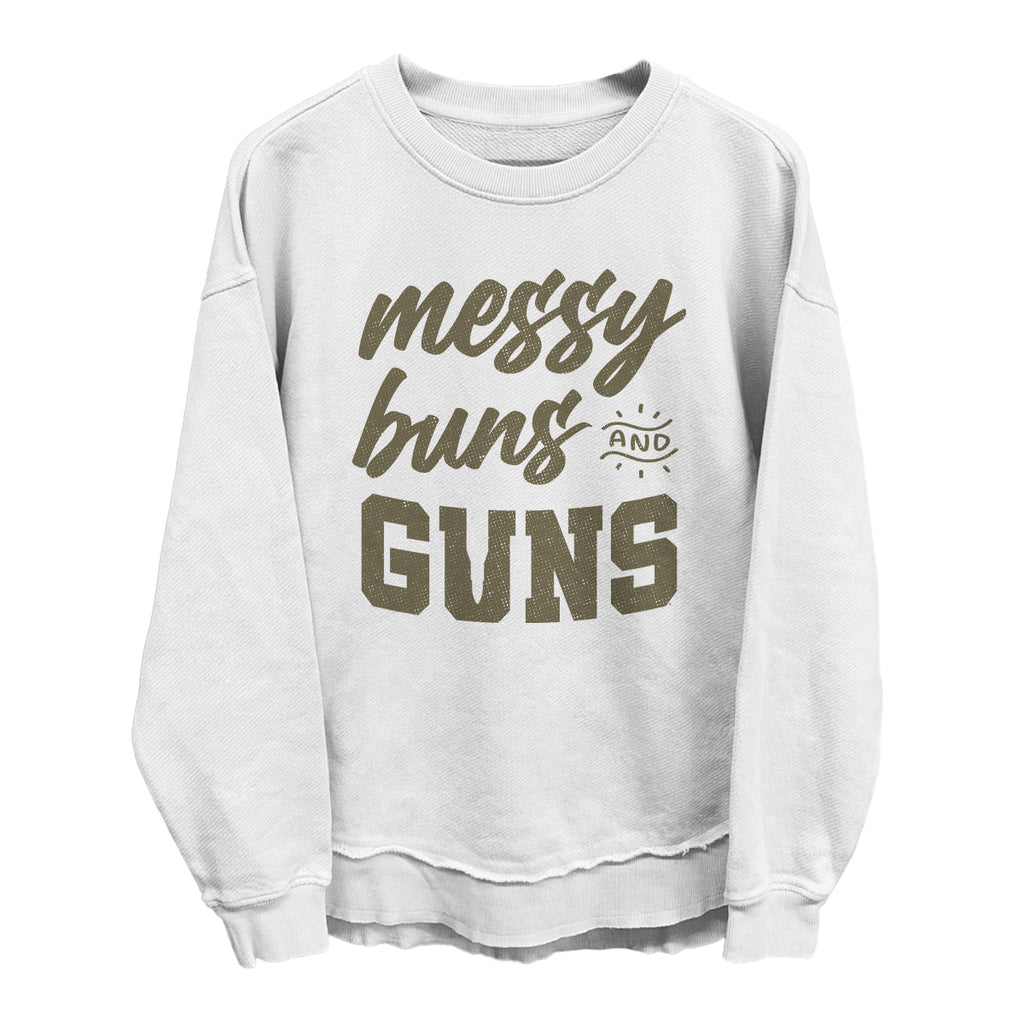 Messy Buns Guns T-Shirts