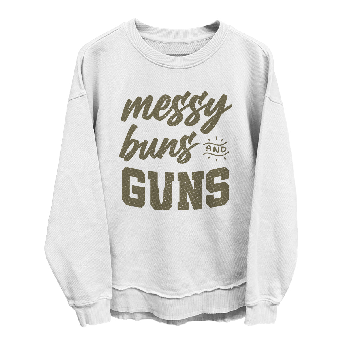 Messy Buns Guns T-Shirts