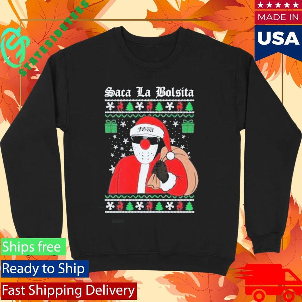 Saca La Bolsita Xmas Shirt Unisex , , , Long Sleeve Tee